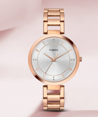 TIMEX Silver Dial Analog Watch  - For Women