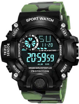 Radhe traders RT-OG1 RT Sports Green army Analog-Digital Watch  - For Boys & Girls