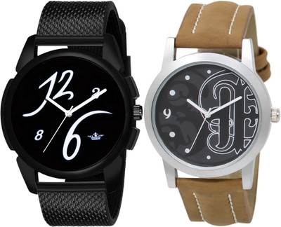 TVILLA Black Casual MZ-LR14 Analog Watch  - For Men