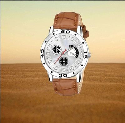 MAHAVIRA COLLECTION Avio_Brown_Leather Trendy Luxury Stylish Watches For Men Analog Watch  - For Men