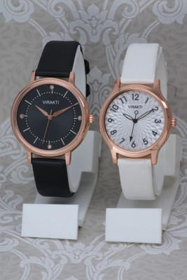 ZANZEER Most Selling Combo Watches Round Case Colorful Leather Belt Most Selling Combo Watches Round Case Colorful Leather Belt Analog Watch  - For Girls