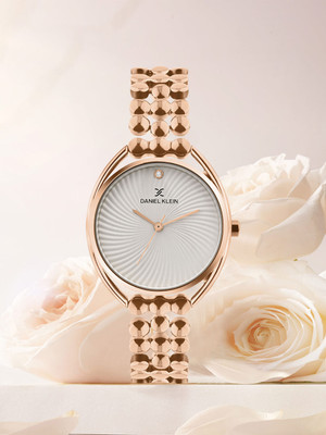 DANIEL KLEIN Rose Gold Multi Linked Strap Premium Analog Watch  - For Women