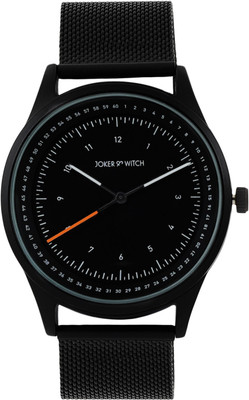 Joker & Witch Montego All Black Dial Mesh Strap Analog Men's Watch Analog Watch  - For Men