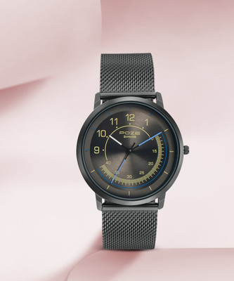 SONATA Poze Grey Dail Grey Strap Analog Watch  - For Men