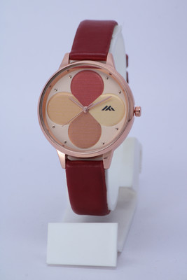 ZANZEER New Premium Multi Flower Dial Designer Slim Fit Leather Belt New Collection premium leather belt multi flower dial Analog Watch  - For Girls