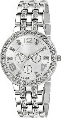 krelin masterpiece of classic sophistication and irresistible charm Geneva white Analog Watch  - For Women