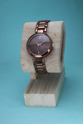 ZANZEER Best Quality Ethnic Embossed Solid Round Dial Fashionable Metal Belt Best Quality Ethnic Embossed Solid Round Dial Fashionable Metal Belt Analog Watch  - For Girls