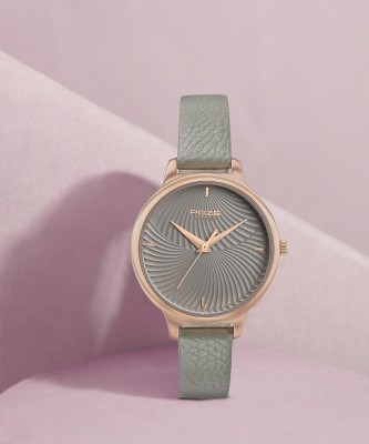 SONATA Poze Grey Dail Grey Strap Analog Watch  - For Women