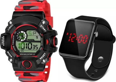 KIMY WA-ARMY 122023 KIMY digital & Analog Combo watches for men & boys silicone straps & round dial Digital Watch  - For Men