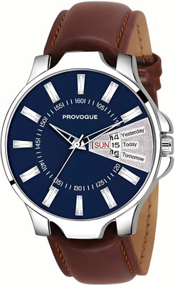 PROVOGUE Basic Analog Watch for Men with Day and Date Display Watch for Men | Premium | Scratch Resistant | Trending | Gifts | Minimalism Analog Watch  - For Men
