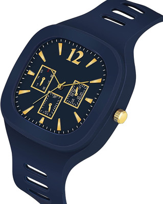 RSM RSM 149 BLUE Miller Square Dial And Silicon Strap Analog Watch  - For Boys & Girls
