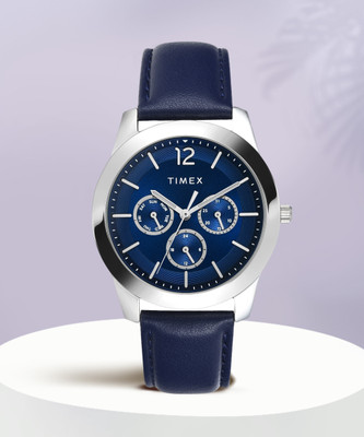 TIMEX Multi Function Blue Dial Analog Watch  - For Men