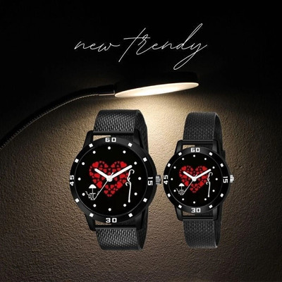 MAHAVIRA COLLECTION Couple Combo Exclusive Valentine Gift Trendy Look Cute Couple Watch Men & Women Analog Watch  - For Couple