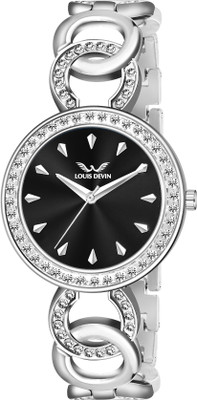 LOUIS DEVIN LD-JWL174-BLK Analog Watch  - For Women
