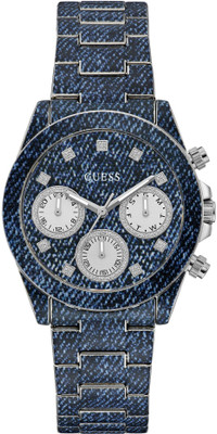 GUESS GW0750L1 Indigo Blue Round Dial Analog Watch  - For Women