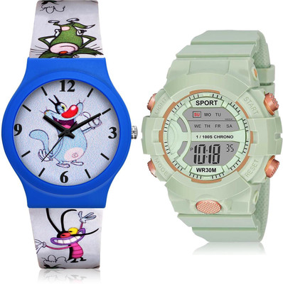 TIMETRANSELEVATE CM731-DG35 Analog-Digital Watch  - For Boys