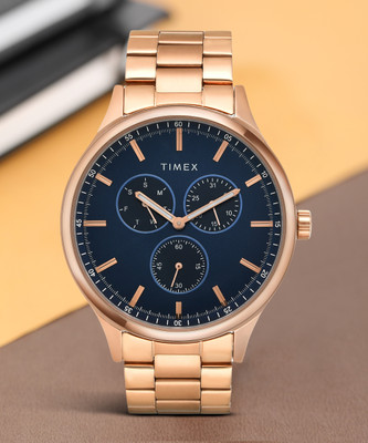 TIMEX Multi Function Blue Dial Analog Watch  - For Men