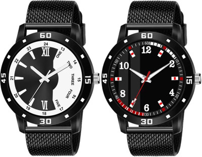 casera Stylish Designers Multi Color Combo Watch Analog Watch  - For Men