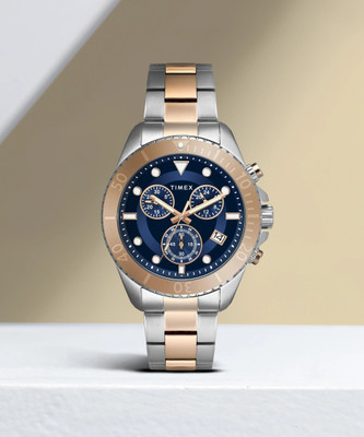 TIMEX Multi Function Blue Dial Analog Watch  - For Men