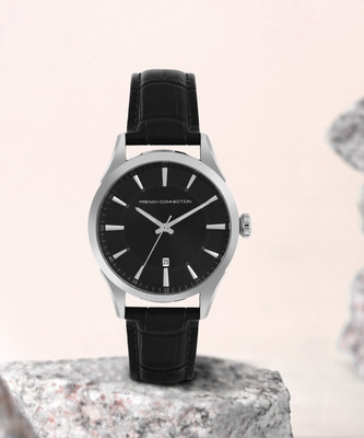 French Connection French Connection Black Analog Round Dial Etienne Watch For Men - FCP31S Analog Watch  - For Men