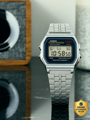 CASIO A159WA-N1DF Vintage Black Dial Silver Stainless Steel Band Digital Watch  - For Men & Women deal from flipkart
