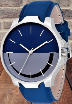 Alkhwatches EROTIC-003 New Trending Antique Blue Leather strap Watch For Men Analog Watch  - For Men