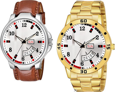 Caihong BRN-8-AND-GOLD-8 Analog Watch  - For Men