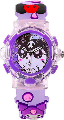 dmash 3D Printed Design 3D Printed Cartoon Printed Glowing LED Light Analog Watch  - For Boys & Girls