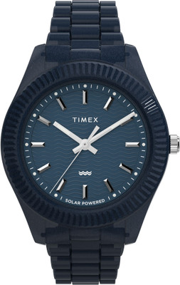 TIMEX TW2W56200X6 Trend Blue Round Dial Analog Watch  - For Men