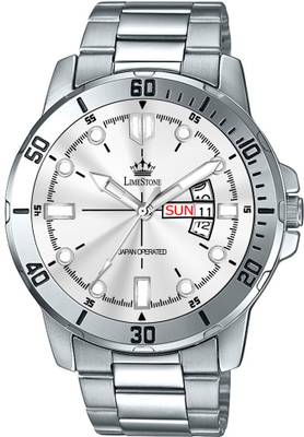 LIMESTONE Wheedler Series Day and Date Functioning Boys Quartz