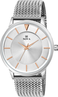 NOVA Mesh Strap Series Analog Watch  - For Men