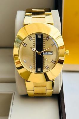 MIRSHO MSR--RADO 2.0 FULL GOLD DD STEEL Analog Watch  - For Men