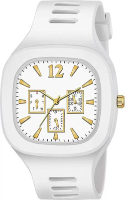 PUSFIA cool look white Analog new latest watches (trending) 2023 Professional Ultimate SMART LOOKING CHRONOGRAPH watches best combinition Analog Watch  - For Boys & Girls