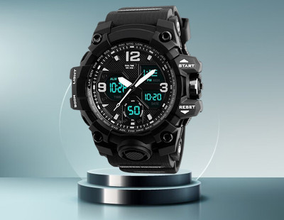 Felizer 1327 Dual Time 1327 Black New Arrival Designer Sporty Look Analog-Digital Watch  - For Men