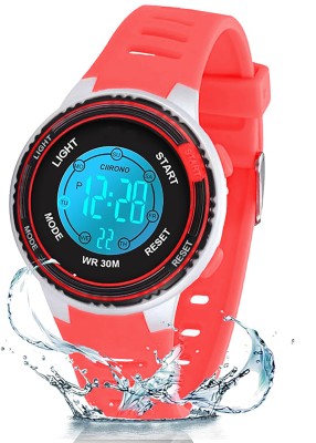 Time Up Flower Dial Small Size Day-Date-Month,Light & Alarm 2025 Launch (4-12 Years) Kids Digital Watch  - For Boys & Girls