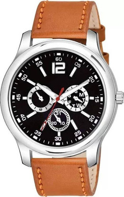 MAHAKAPI 3D-DIALS Oval Shaped-Rounded Formal Contrast Fast Selling Premium 3D-DIALS Oval Shaped-Rounded Formal Contrast Fast Selling Premium Analog Watch  - For Men