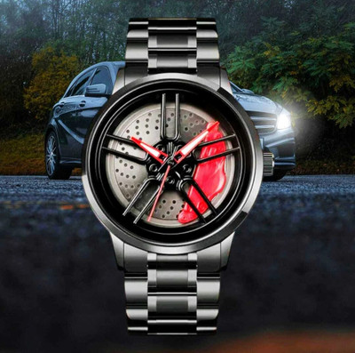 Amience Wheels Rotating Analog Watch  - For Men