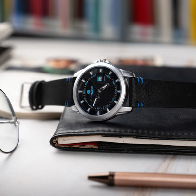 CARLTON LONDON CLLSBLK Duke Black Analog Watch  - For Men