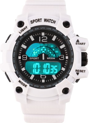 Trex 8001 New Arrival Sport Watch Digital Display With LED Light Water Resistant Digital Watch  - For Men