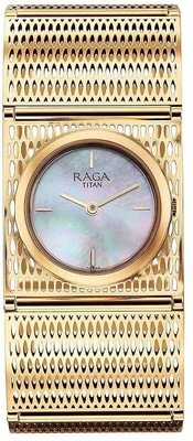 Titan Raga Atherial Titan Raga Ethereal White Rectangular Dial Women's Watch / Analog Watch  - For Women