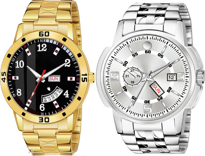 Caihong GOLD-7-AND-SLV-10 Analog Watch  - For Men