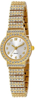 COSMIC Golden Diamond studded Analog Watch  - For Girls