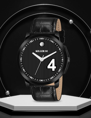 KILLER KL-9409-BLACK Big Dial Analog Watch  - For Men