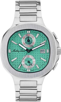Mathey-Tissot H152CHATIF Chronograph Swiss Made Blue Dial Analog Watch  - For Men