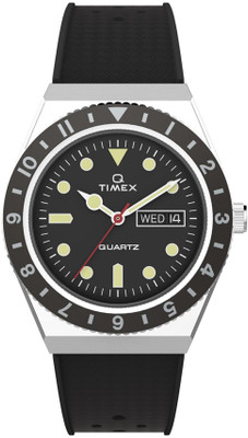 TIMEX TW2V32000U9 Q Timex Black Round Dial Analog Watch  - For Men