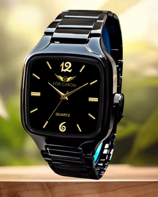 LOIS CARON LCS-8576 Square Analog Quartz For Men/Boys Analog Watch  - For Men