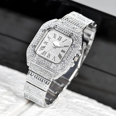 Timefit Sleek Silver Dial Analog Watch for Men Boys Office Formal Diamond Luxe Series Analog Watch  - For Boys