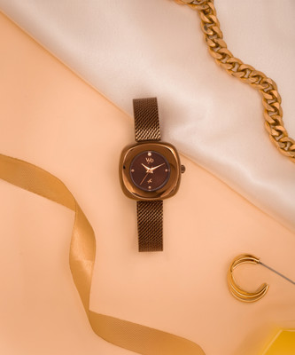 Fastrack Fastrack Vyb Runway Quartz Brown Shaped Dial Women's Watch Analog Watch  - For Women