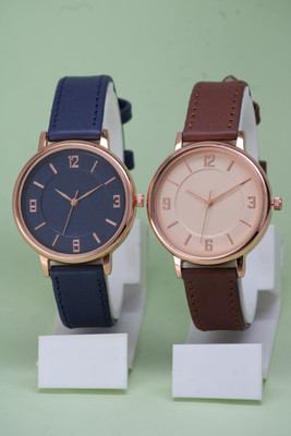 VIRAKTI Best Leather Belt Round Cash Hydraulic Dial Attractive Watch Best Leather Belt Round Cash Hydraulic Dial Attractive Analog Watch  - For Girls