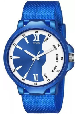 Vtrack Vtrack Double Color Dial PU Belt Watch For Men Analog Watch  - For Men